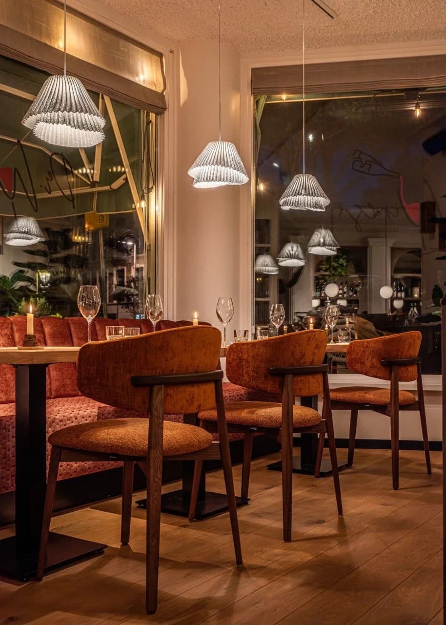 Cozy elegant restaurant interior